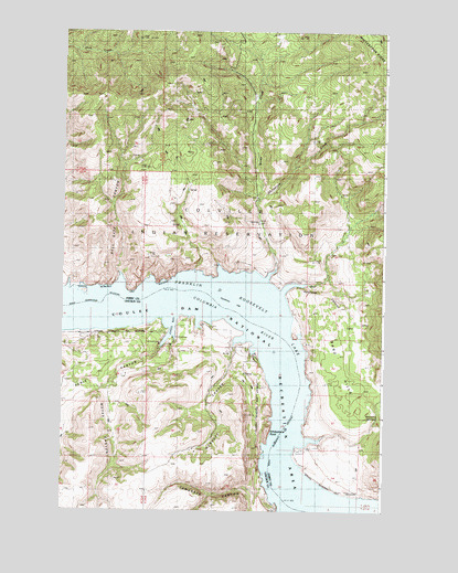 Whitestone Rock, WA USGS Topographic Map