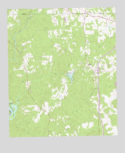 Whitesville, GA USGS Topographic Map