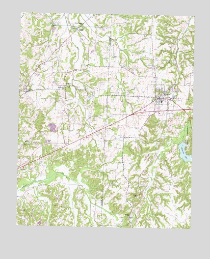 Whiteville, TN USGS Topographic Map