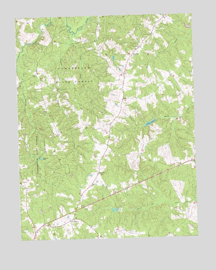 Whiteville, VA USGS Topographic Map