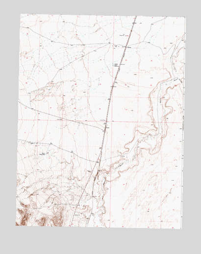 Borden, UT USGS Topographic Map