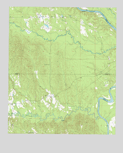 Whitfield, AL USGS Topographic Map