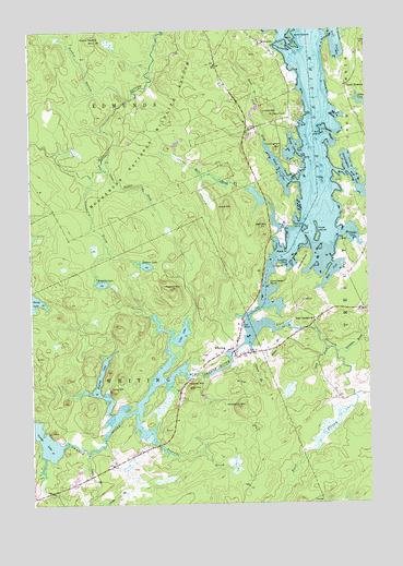 Whiting, ME USGS Topographic Map