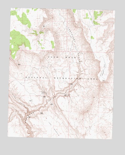 Whitmore Point, AZ USGS Topographic Map
