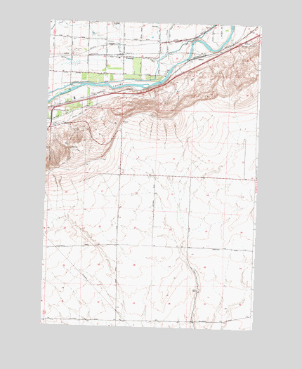 Whitstran, WA USGS Topographic Map