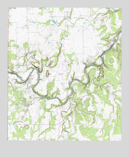 Whon, TX USGS Topographic Map