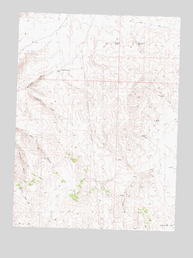 Bordwell Spring, NV USGS Topographic Map