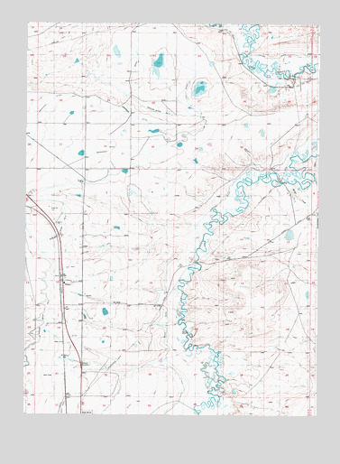 Wilcox, WY USGS Topographic Map
