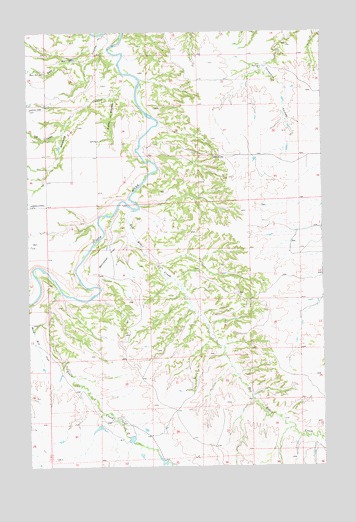 Wild Bill Flat East, MT USGS Topographic Map