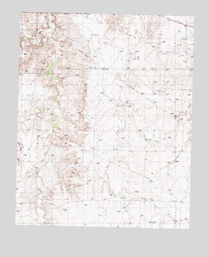 Borger SE, TX USGS Topographic Map