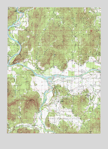 Wilderville, OR USGS Topographic Map