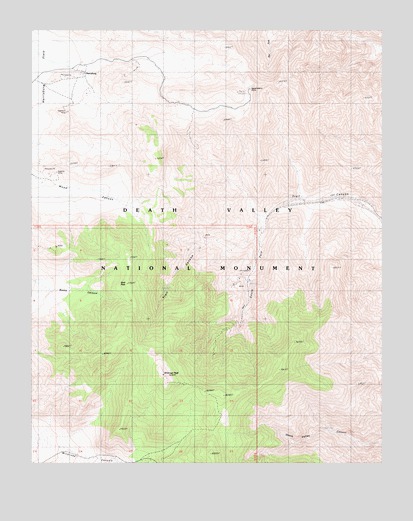 Wildrose Peak, CA USGS Topographic Map