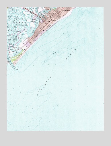 Wildwood, NJ USGS Topographic Map