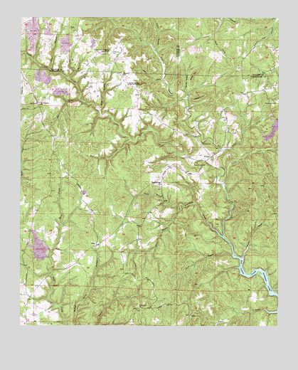 Wiley, AL USGS Topographic Map