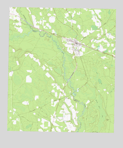 Willacoochee, GA USGS Topographic Map
