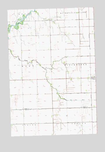 Borup, MN USGS Topographic Map
