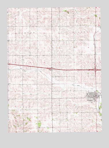 Williamsburg, IA USGS Topographic Map