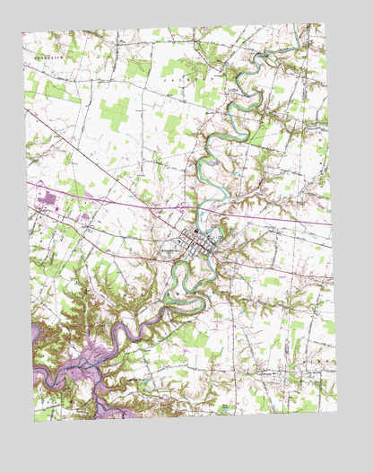 Williamsburg, OH USGS Topographic Map