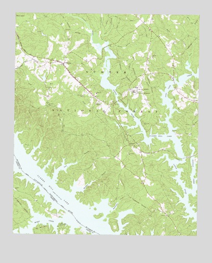 Willington, SC USGS Topographic Map