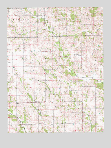 Willmathsville, MO USGS Topographic Map