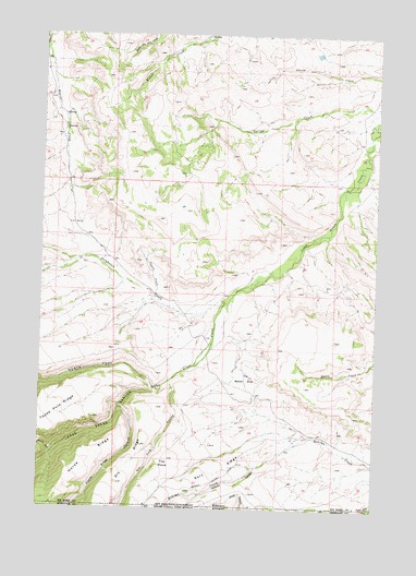 Willow Creek Dam SW, MT USGS Topographic Map