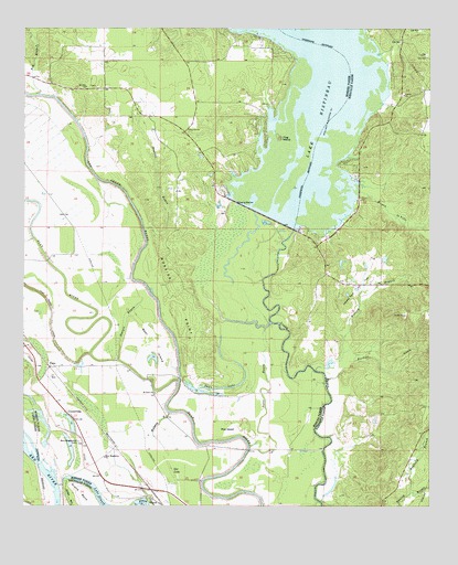 Bossier Point, LA USGS Topographic Map