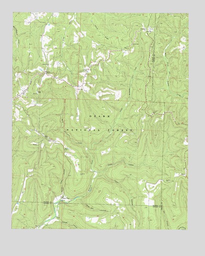 Boston, AR USGS Topographic Map