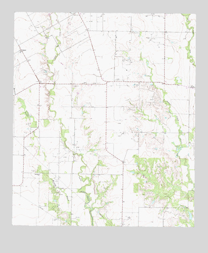 Wilmeth, TX USGS Topographic Map
