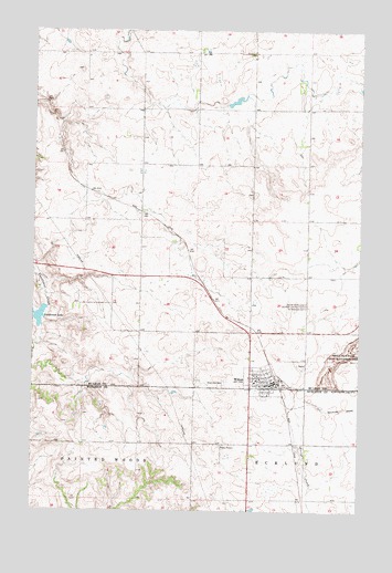 Wilton, ND USGS Topographic Map