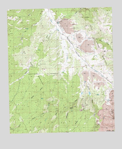 Wind Mountain, NM USGS Topographic Map