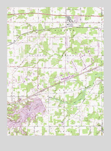 Windham, OH USGS Topographic Map
