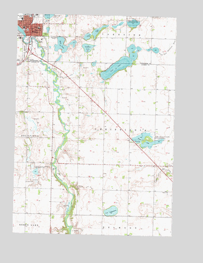 Windom, MN USGS Topographic Map