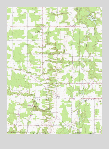 Windsor, OH USGS Topographic Map