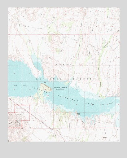 Windy Hill, AZ USGS Topographic Map