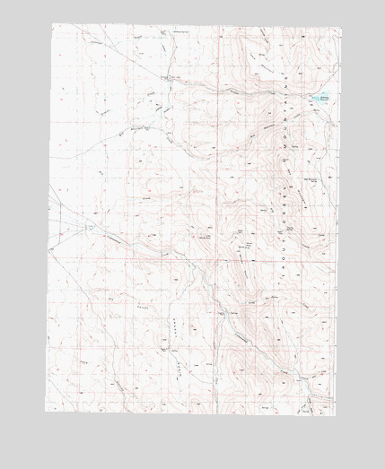 Windy Point, OR USGS Topographic Map