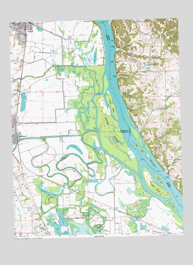 Winfield, MO USGS Topographic Map
