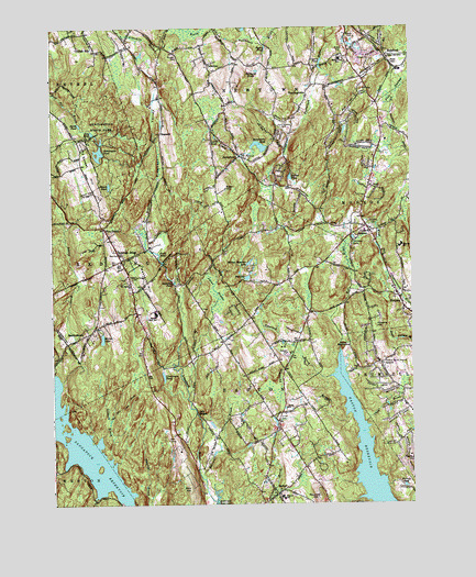 Botsford, CT USGS Topographic Map