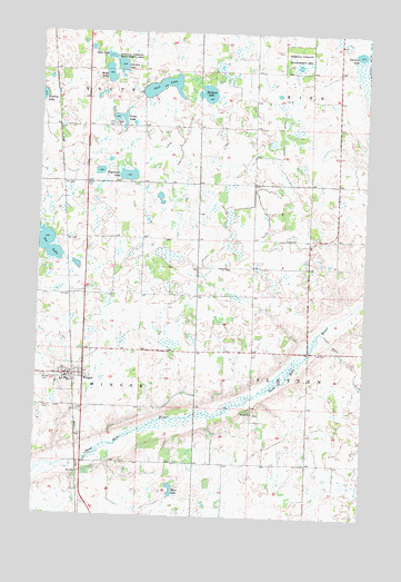 Winger, MN USGS Topographic Map