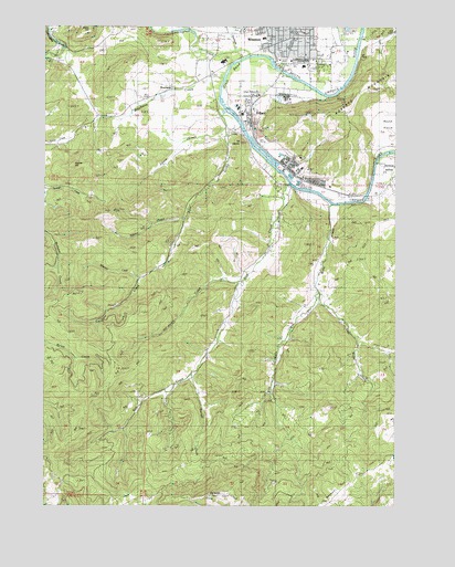 Winston, OR USGS Topographic Map