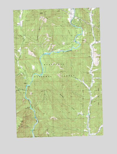 Winton, WA USGS Topographic Map