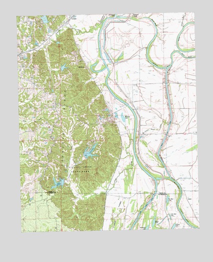 Wittsburg, AR USGS Topographic Map