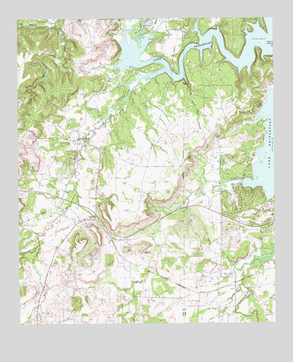 Wizard Wells, TX USGS Topographic Map