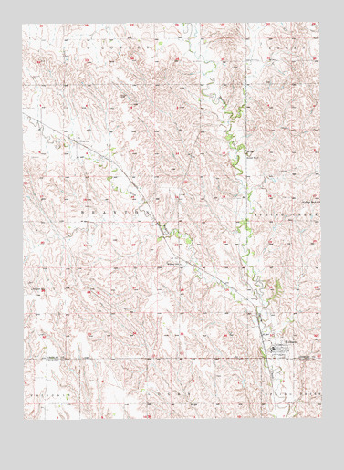 Wolbach, NE USGS Topographic Map