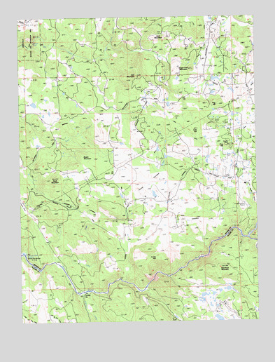 Wolf, CA USGS Topographic Map