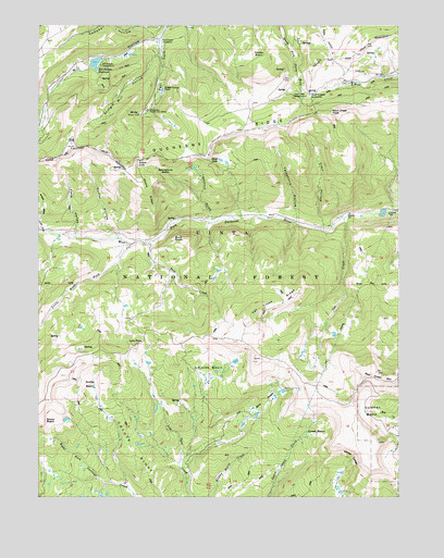 Wolf Creek Summit, UT USGS Topographic Map