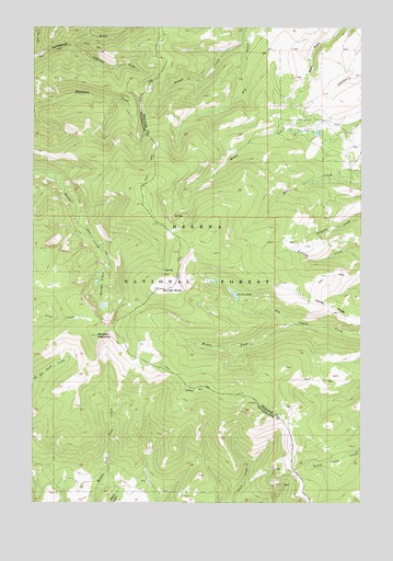 Boulder Baldy, MT USGS Topographic Map