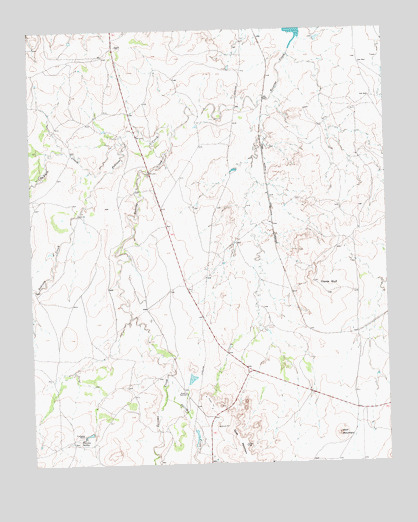 Wolf Mountain, TX USGS Topographic Map