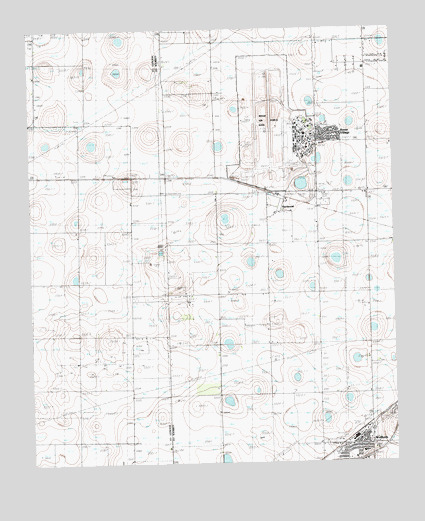 Wolfforth, TX USGS Topographic Map