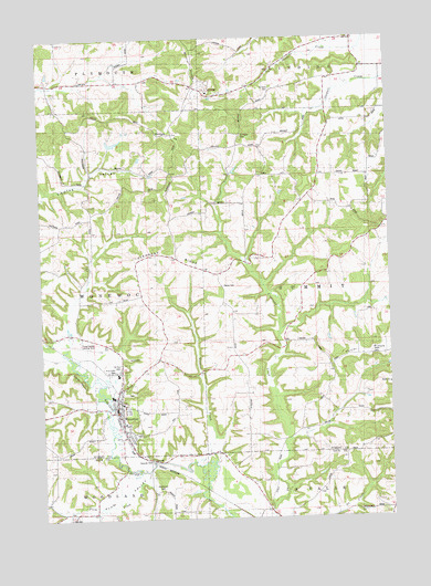 Wonewoc, WI USGS Topographic Map