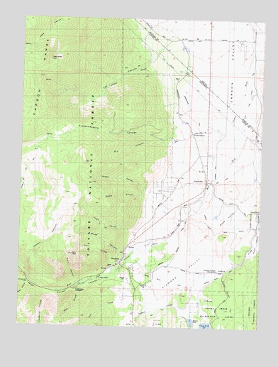 Woodfords, CA USGS Topographic Map